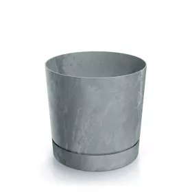   Kaspó TUBO P BETON EFFECT 39cm, beton szürke (DPOP400E/422U)