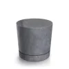 Kaspó TUBO P BETON EFFECT 39cm, marengo (DPOP400E/425U)