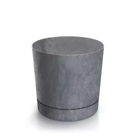 Kaspó TUBO P BETON EFFECT 39cm, marengo (DPOP400E/425U)