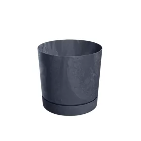 Kaspó TUBO P BETON EFFECT 39cm, antracit (DPOP400E-S433)