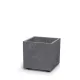 Kaspó SIERRA SQUARE BETON EFFECT 40 cm, marengo(DSI400E/425U)