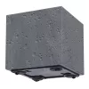 Kaspó SIERRA SQUARE BETON EFFECT 40 cm, marengo(DSI400E/425U)