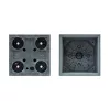 Kaspó SIERRA SQUARE BETON EFFECT 40 cm, marengo(DSI400E/425U)