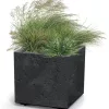 Kaspó SIERRA SQUARE BETON EFFECT 40 cm, antracit(DSI400E/S433)
