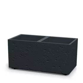   Kaspó SIERRA CASE BETON EFFECT 80 cm,fekete beton(DSI800E/B411)