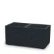 Kaspó SIERRA CASE BETON EFFECT 80 cm,fekete beton(DSI800E/B411)