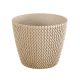 Kaspó 130 kötött mintás ECO WOOD, natur