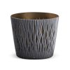 Kaspó Sandy Round ECO WOOD, antracit