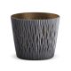 Kaspó Sandy Round ECO WOOD, antracit