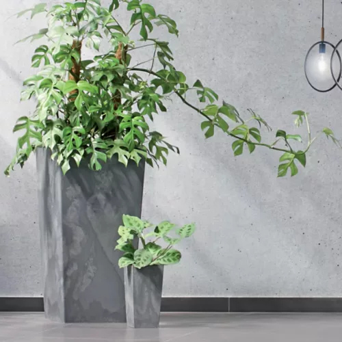 Beton hatású kaspó 50 cm, marengo (DURS265E/425U)