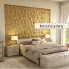 Ecuador 3D falpanel 60x60cm - Korona arany