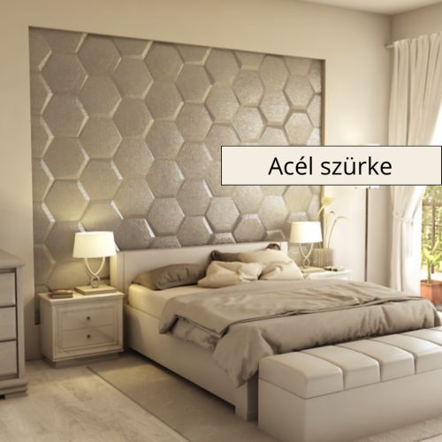 Estado 3D falpanel 40cm csúcsátmérő -Acél szürke