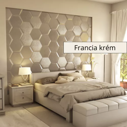 Estado 3D falpanel 40cm csúcsátmérő -Francia krém