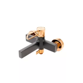 Ferro Zaffiro kádtöltő csaptelep rose gold/fekete