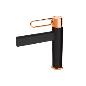 Ferro Zaffiro mosdó csaptelep aut. rose gold/fekete