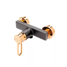 Ferro Zaffiro zuhany csaptelep rose gold/fekete