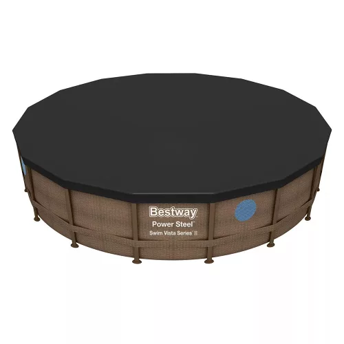 Bestway BORA BORA rattan hatású fémvázas medence szett 549x122 cm
