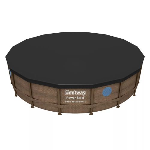 Bestway BORA BORA rattan hatású fémvázas medence szett 549x122 cm