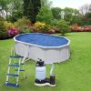 Pooltrend Wet fémfalas medence szett 5x3x1,2m