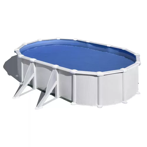 PONTAQUA KIT 6 fémfalas családi medence szett 6,1 x 3,75 x 1,2 m (FFA609)