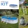PONTAQUA KIT 7 fémfalas családi medence szett 7,3 x 3,75 x 1,2 m (FFA610)