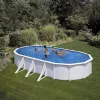 PONTAQUA KIT 7 fémfalas családi medence szett 7,3 x 3,75 x 1,2 m (FFA610)