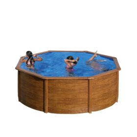 Pontaqua WOOD kerek merevfalú medence 3,5 x 1,2 m  (FFA730)