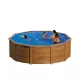 Pontaqua WOOD kerek merevfalú medence 4,6 x 1,2 m  (FFA731)