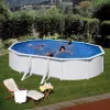 Pontaqua WHITE ovális merevfalú medence 6,1 x 3,75 x 1,2 m(FFA752)