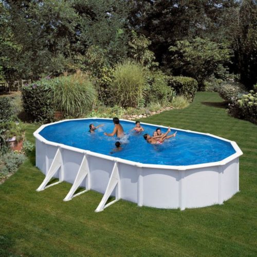 Pontaqua WHITE ovális merevfalú medence7,3x3,75x1,2m (FFA753)
