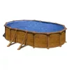 PONTAQUA KIT WOOD fémfalas családi medence szett 610 x 375 x 120 cm (FFA865)