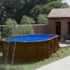 PONTAQUA KIT WOOD fémfalas családi medence szett 500 x 300 x 120 cm (FFA866)