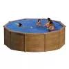 PONTAQUA KIT WOOD kerek fémfalas családi medence szett 4,6 x 1,2 m (FFA867)