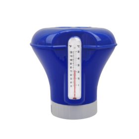 Úszó vegyszeradagoló mini, hőmérővel