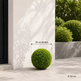 Műnövény aprólevelű bambusz gömb 20 cm