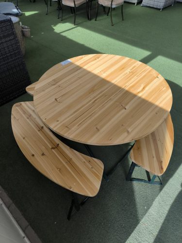Sörpad garnitúra kör Dia 106cm 3 db/ szett 