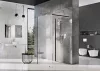 Walk-In Corner Szett 110x80, zuhanykabin fekete+transparent