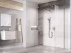 Walk-In Corner Szett 110x80, zuhanykabin krómhatású+transparent