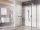 Walk-In Corner 120x90 zuhanykabin fekete+transparent