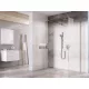 Walk-In Corner Szett 120x90, zuhanykabin krómhatású+transparent