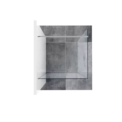 Walk-In Corner Szett 120x90, zuhanykabin krómhatású+transparent
