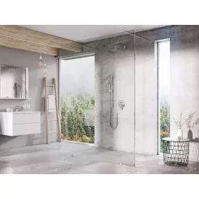   Walk-In Free Szett 150, zuhanykabin krómhatású+transparent