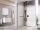 Walk-In Wall Set 80, zuhanykabin fekete+transparent