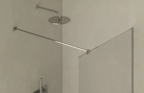 Walk-In Air Wall 90 zuhanykabin krómhatású+transparent
