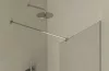 Walk-In Air Wall 100 zuhanykabin krómhatású+transparent
