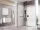 Walk-In Wall Szett 110, zuhanykabin fekete+transparent
