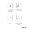 Walk-In Wall Szett 110, zuhanykabin fekete+transparent