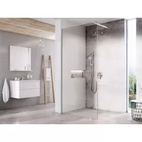   Walk-In Wall Szett 110, zuhanykabin krómhatású+transparent