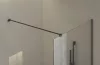 Walk-In Air Wall 120 zuhanykabin fekete+transparent