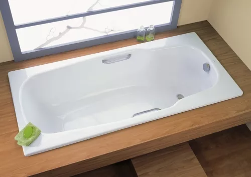 Laufen Praga kád 180x80 fehér+fogantyú